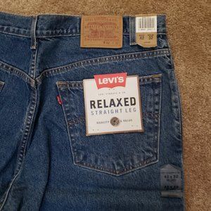 Mens Levi Relaxed Straight Leg Jeans